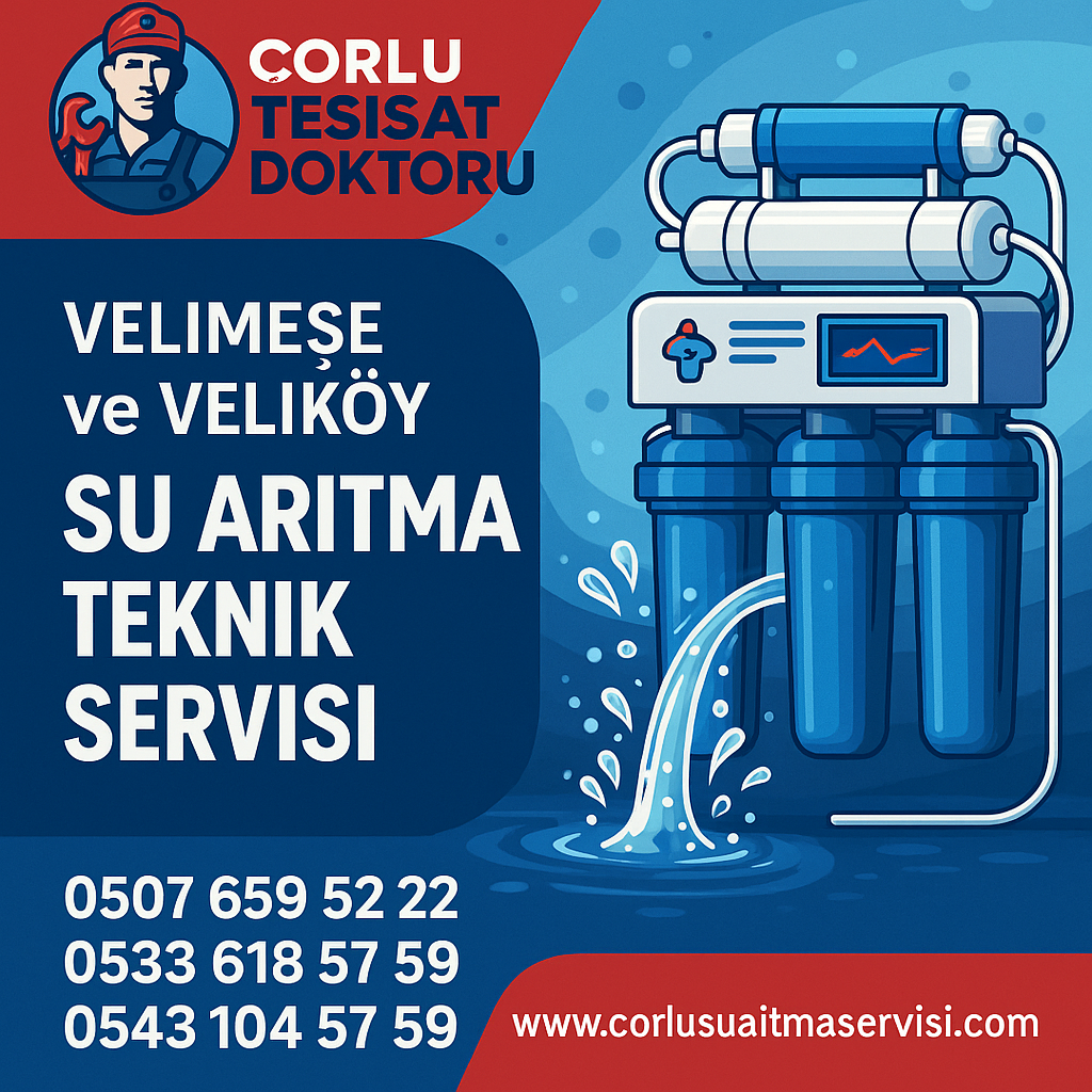 Çorlu Tesisat Doktoru – Velimeşe ve Veliköy Su Arıtma Teknik Servisi